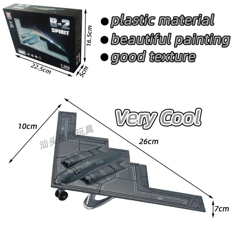 Model Airplane Plastic - 1:200 Scale plane US Air Force