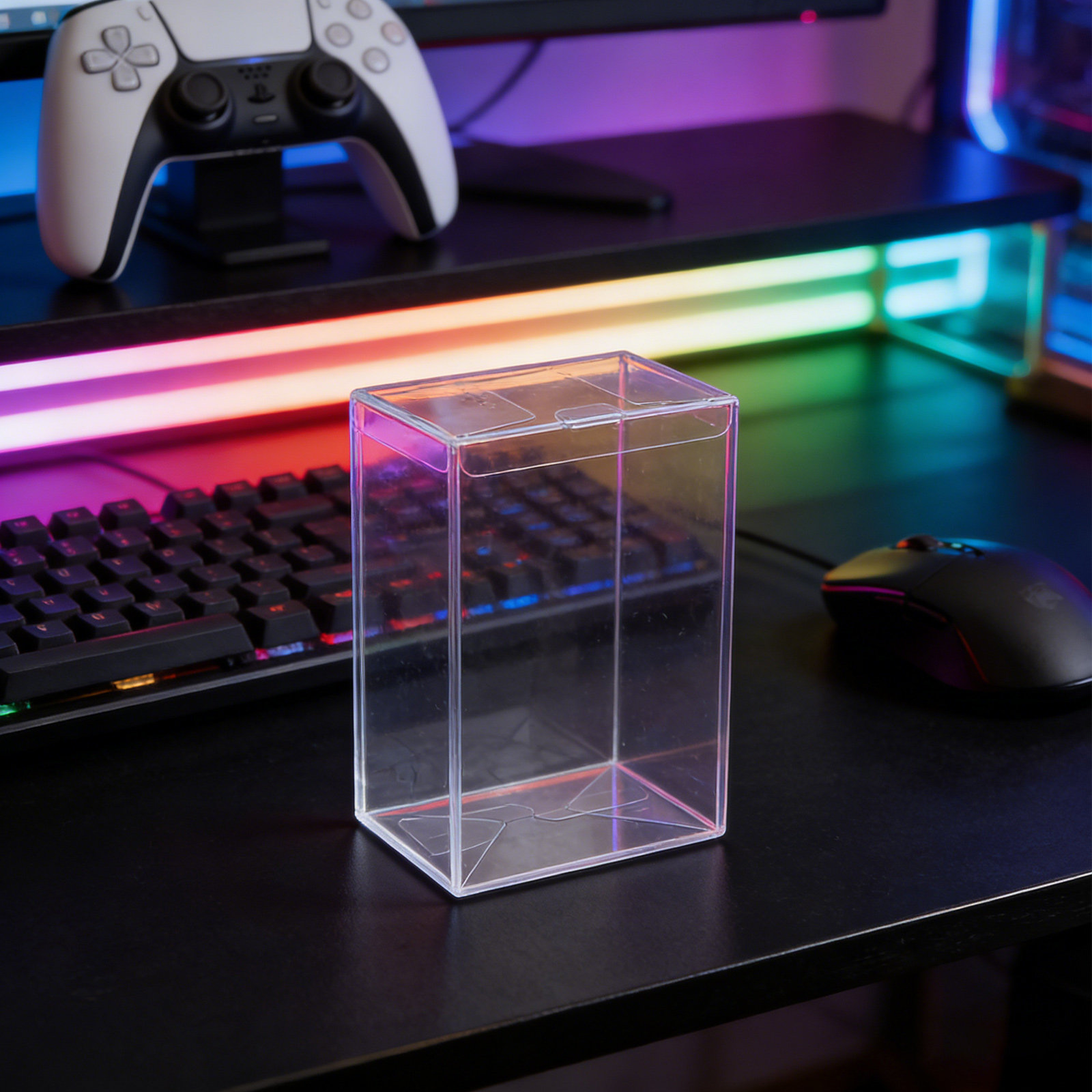 Action Figure Stand - 10Pcs Clear Display Case Protection Showcase