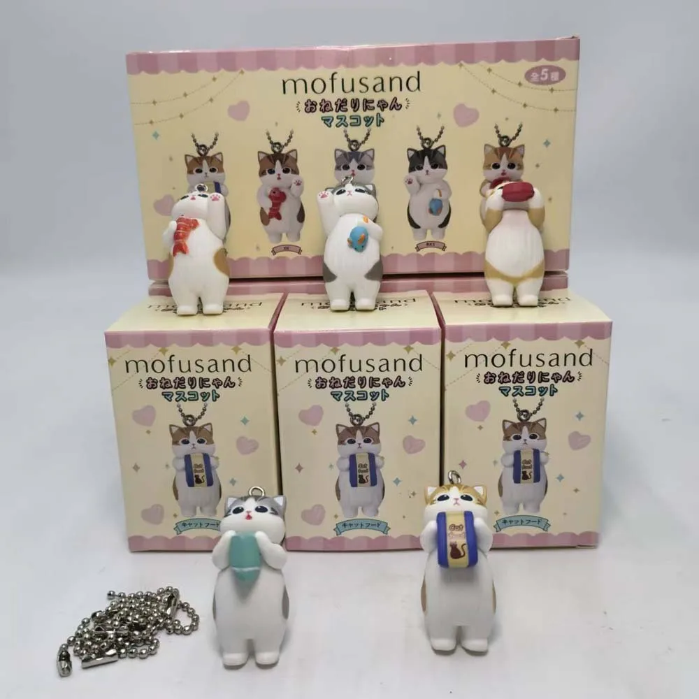 Mofusand Kawaii Cat Keychain B - огляд і ціна Action Figure Stand
