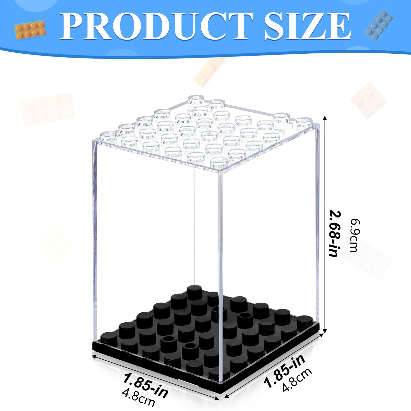 Acrylic Building Block Display - огляд і ціна Lego Minifigure Holder