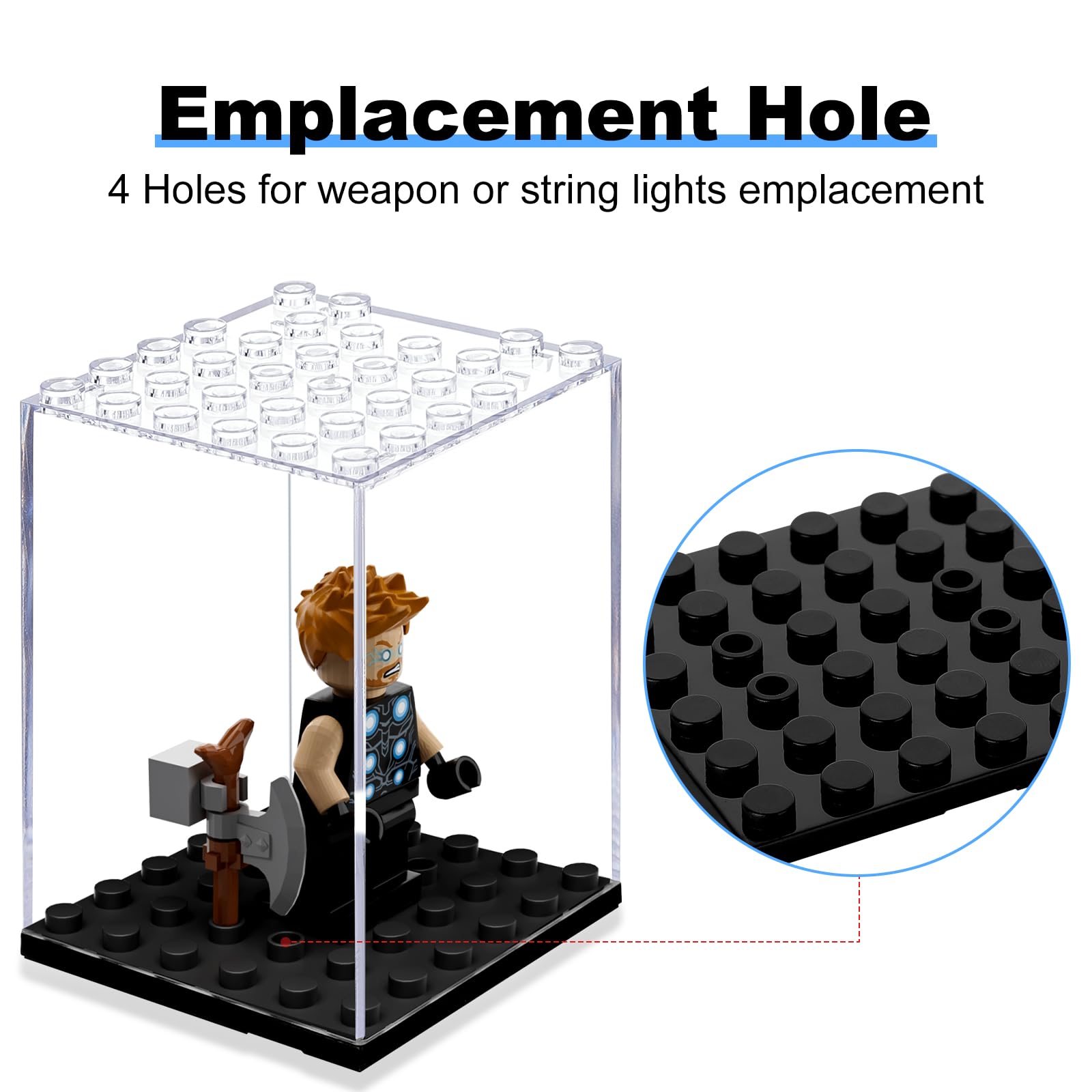 Acrylic Building Block Display - огляд і ціна Lego Minifigure Holder