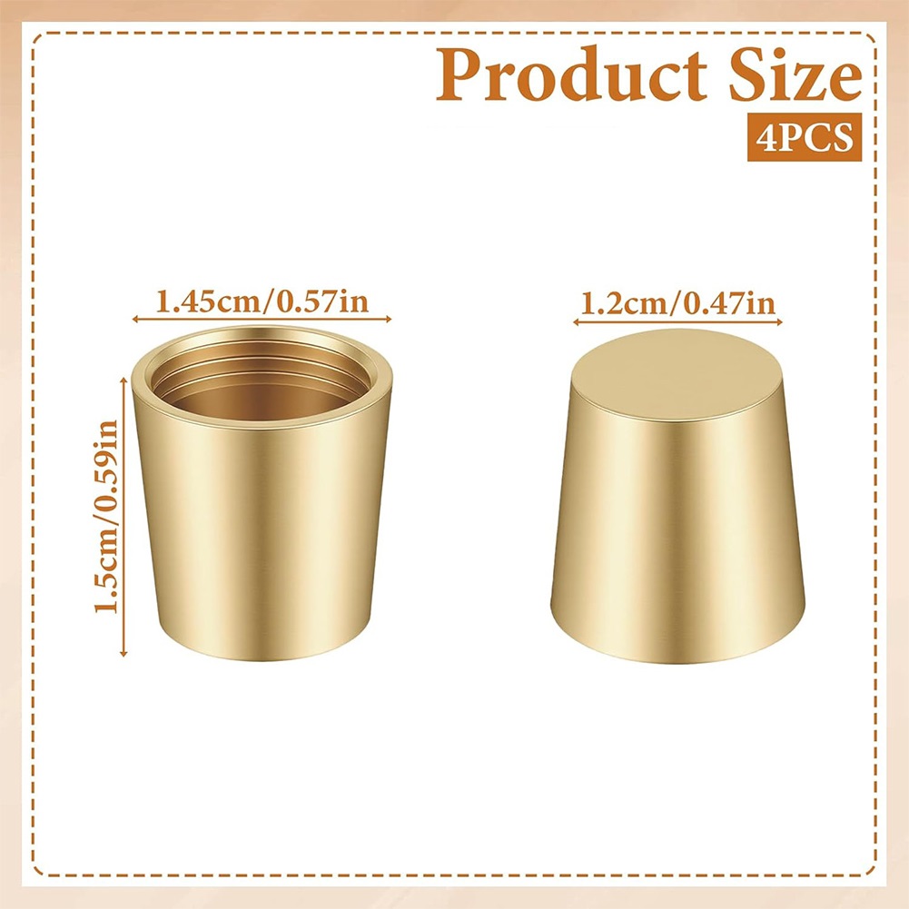 4PCS Brass Cutting Board Feet  - огляд і ціна Display Risers Set