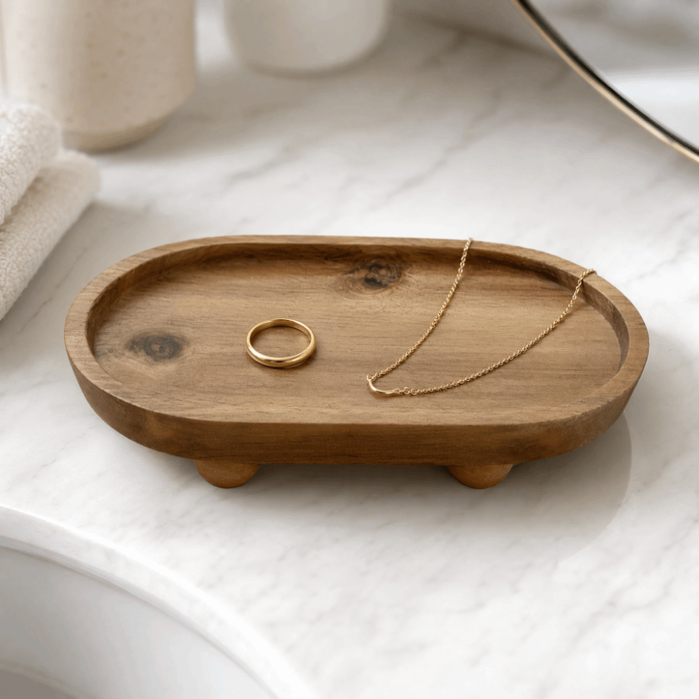 Wooden Oval Elevated Display T - огляд і ціна Display Risers Set