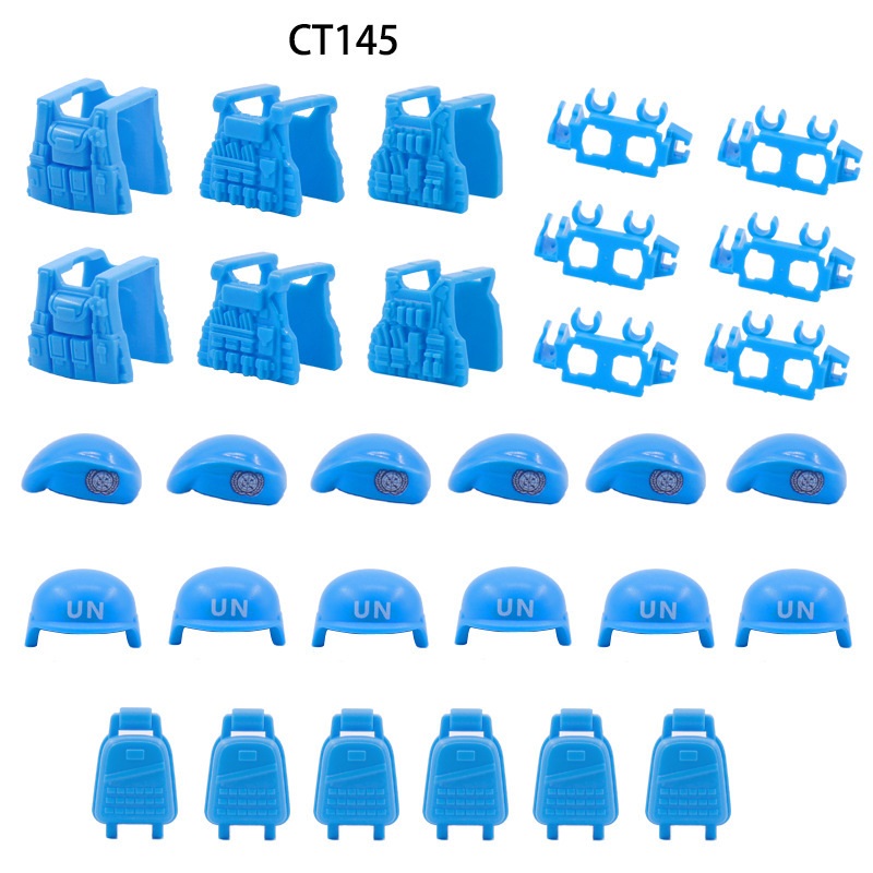 UN peacekeeping Forc Beret Bul - огляд і ціна Lego Minifigure Holder