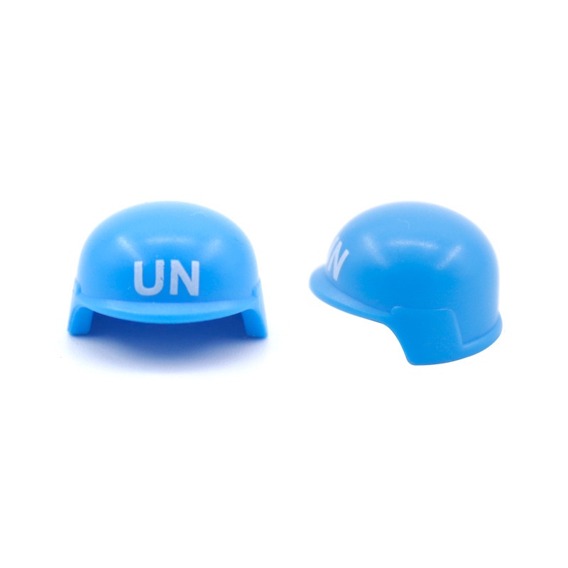 UN peacekeeping Forc Beret Bul - огляд і ціна Lego Minifigure Holder