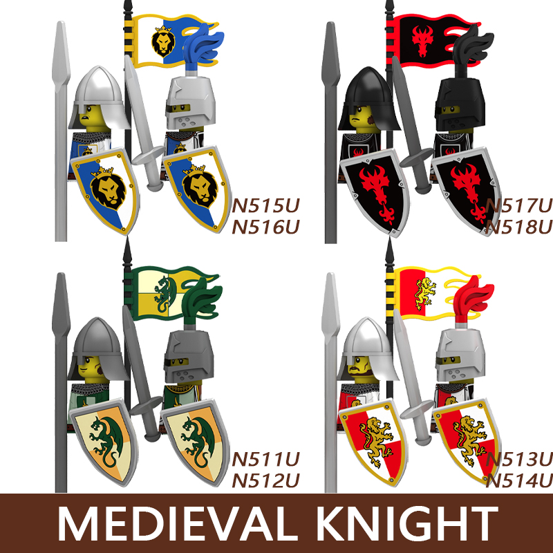 Medieval Castle Soldier Buildi - огляд і ціна Lego Minifigure Holder