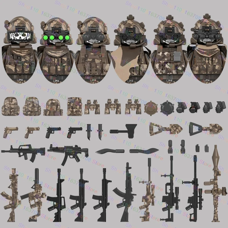 MOC Military Soldiers Action F - огляд і ціна Lego Minifigure Holder
