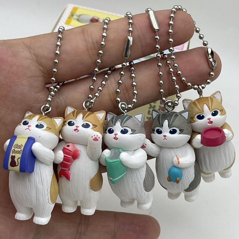 Mofusand Kawaii Cat Keychain B - огляд і ціна Action Figure Stand