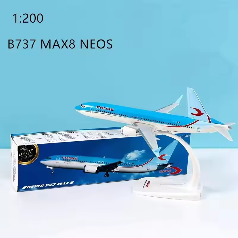 1:200 Scale B737 MAX8 Neos Air - огляд і ціна Model Airplane Plastic