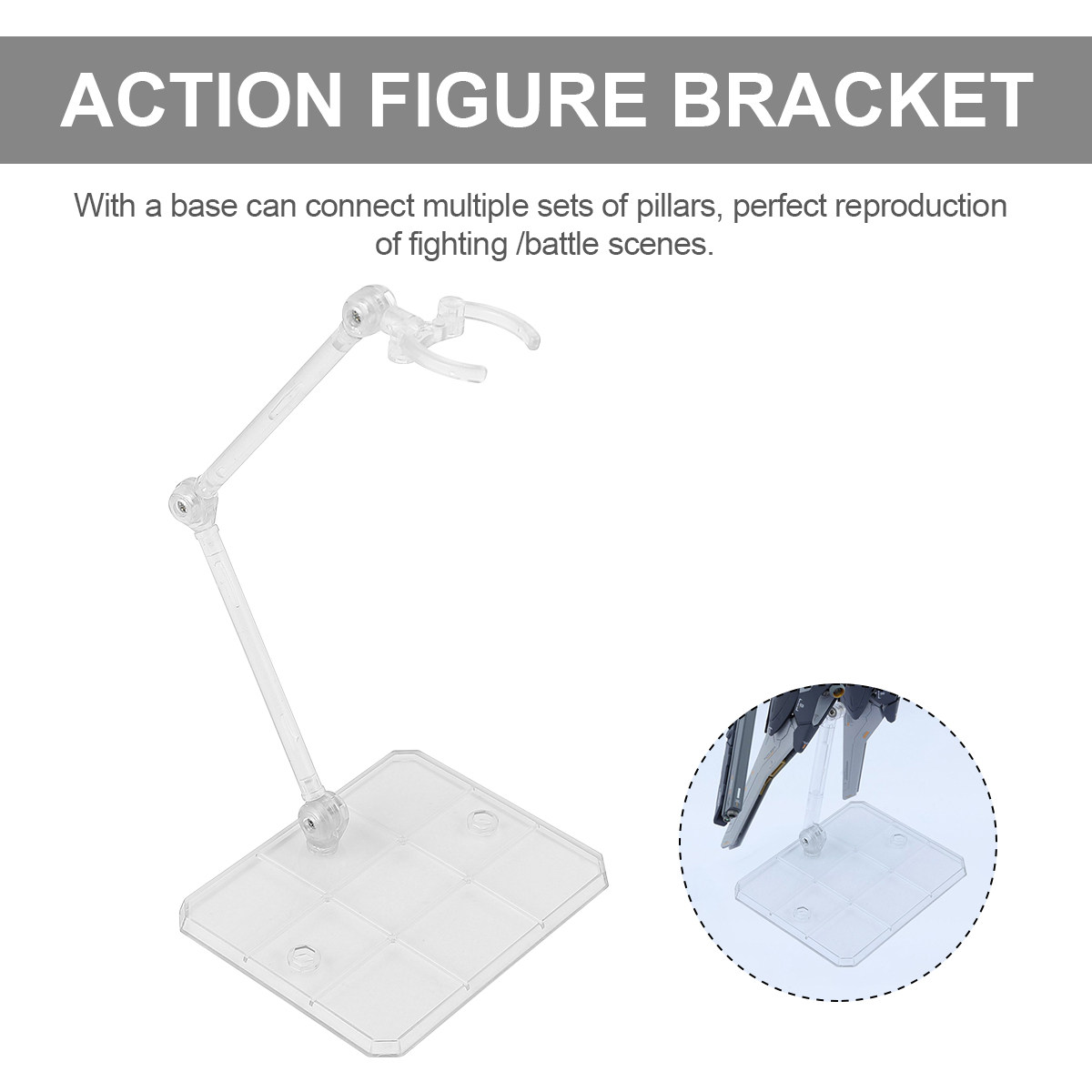 5Pcs Action Figure Base Sturdy - огляд і ціна Action Figure Stand