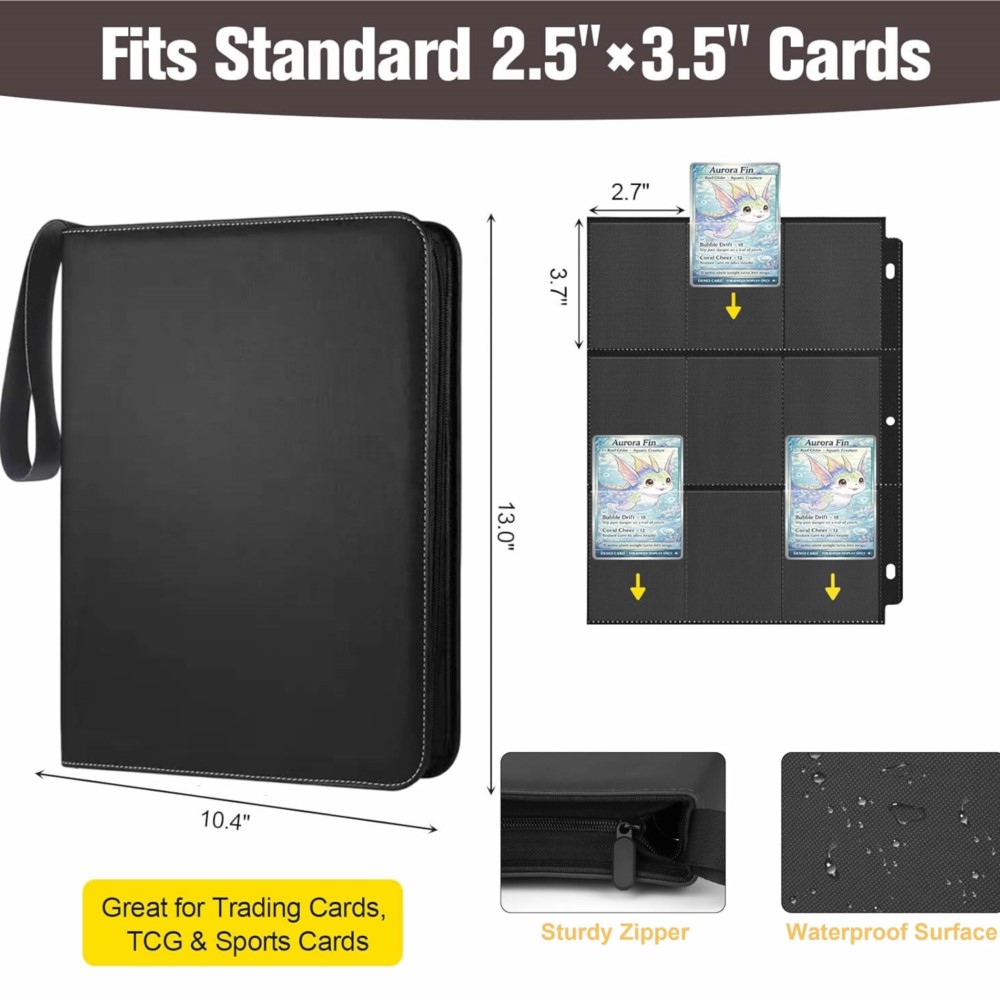 900 Pockets Card Binder Album  - огляд і ціна Pokemon Binder Card