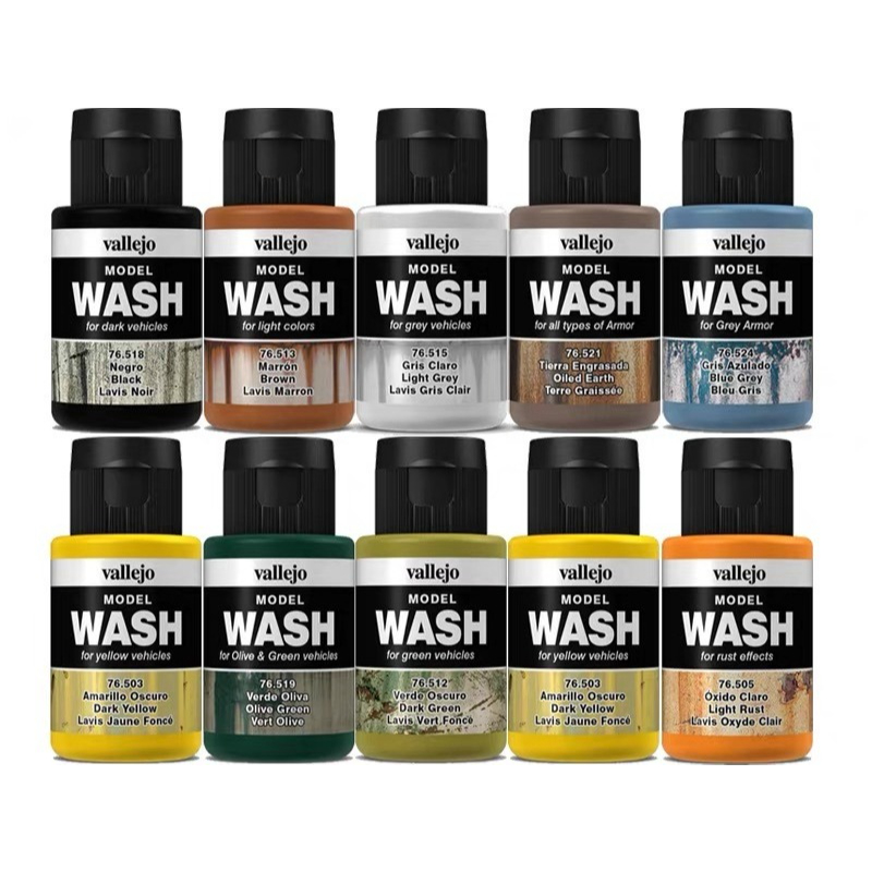 Vallejo 35ml Model Wash Weathe - огляд і ціна Tamiya Model Paint Set