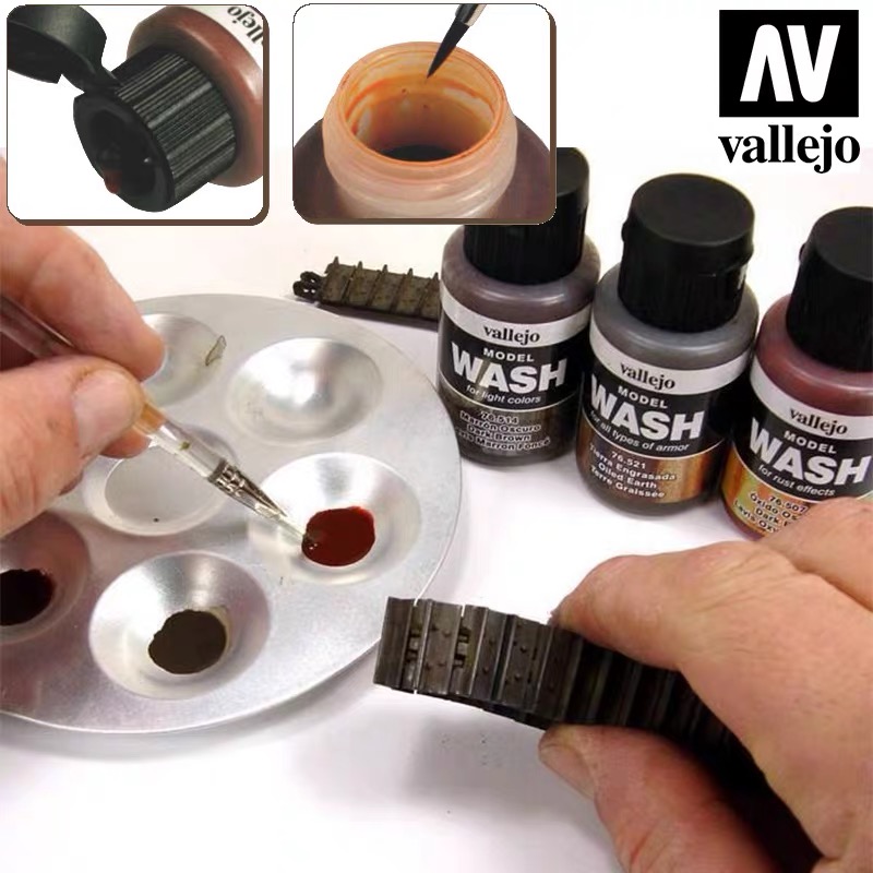 Vallejo 35ml Model Wash Weathe - огляд і ціна Tamiya Model Paint Set