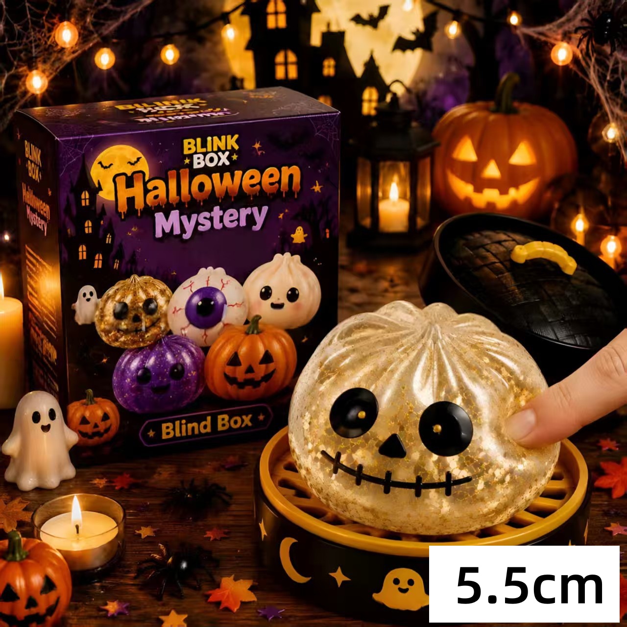 5.5cm Halloween ghost pinch mu - огляд і ціна Vinyl Figure Blank